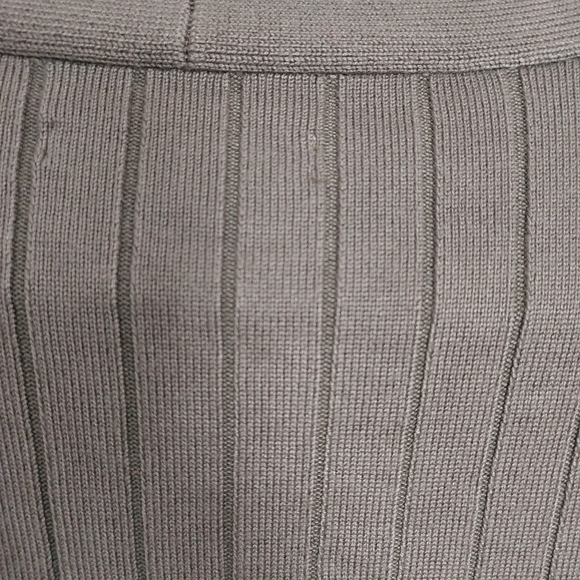 Abercrombie & Fitch Moss Green Mini Dress with buttons long sleeve v neck small - Picture 5 of 6